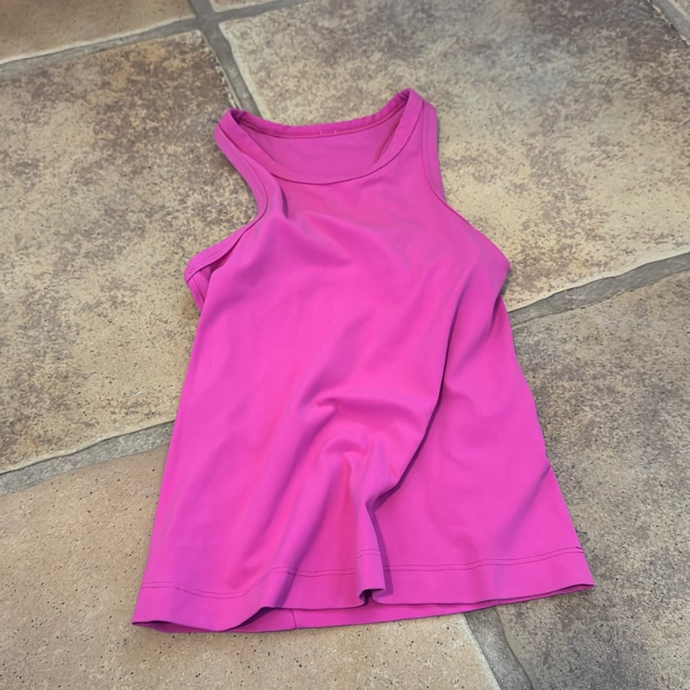 Lululemon Sonic Pink Racerback Tank Top